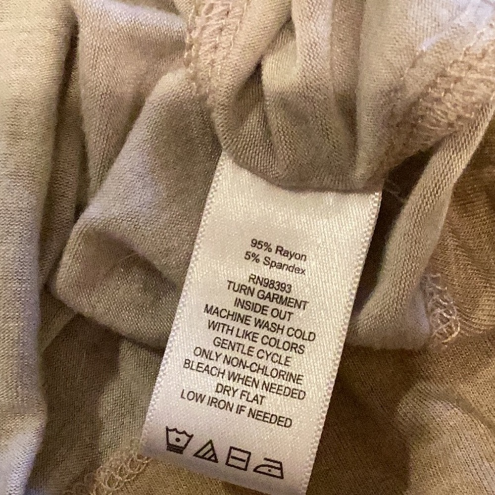 Lisa Rinna Collection Women's Tan Top - Picture 6 of 9